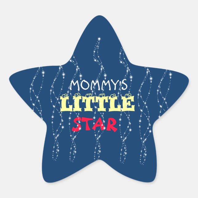 MOMMY'S LITTLE STAR STICKERS (Front)