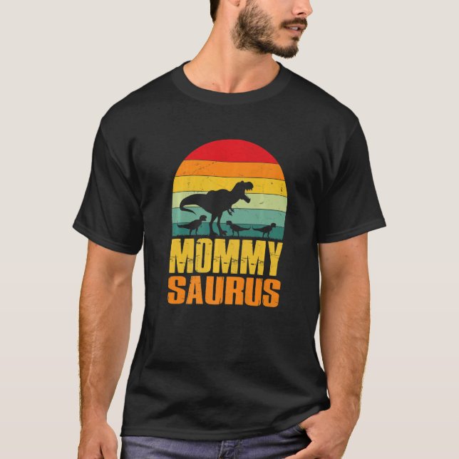 Mommysaurus Rex Dinosaur Mommy Saurus Family Match T-Shirt (Front)