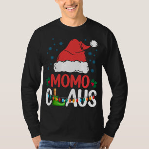 Momo Claus Christmas Pajama Family Matching Xmas T-Shirt