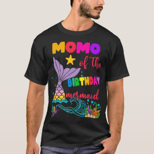 Momo Of The Birthday Mermaid Matching Family _2  T-Shirt