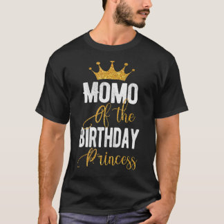 Momo Of The Birthday Princess Matching Family T-Shirt