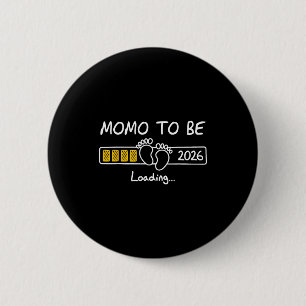 Momo To Be 2026 Loading Momo Est 2026 6 Cm Round Badge