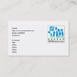 MOMocrats card template
