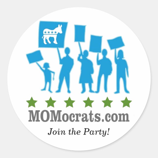 MOMocrats Stickers (Front)