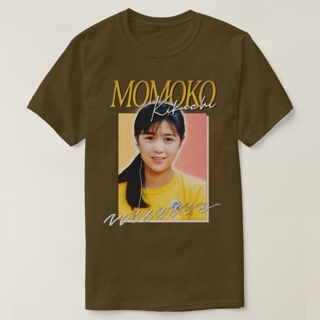 Momoko Kikuchi Retro 80s Design T-Shirt (Design Front)