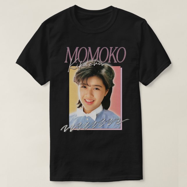 Momoko Kikuchi Retro 80s Fan Art Design 2 T-Shirt (Design Front)
