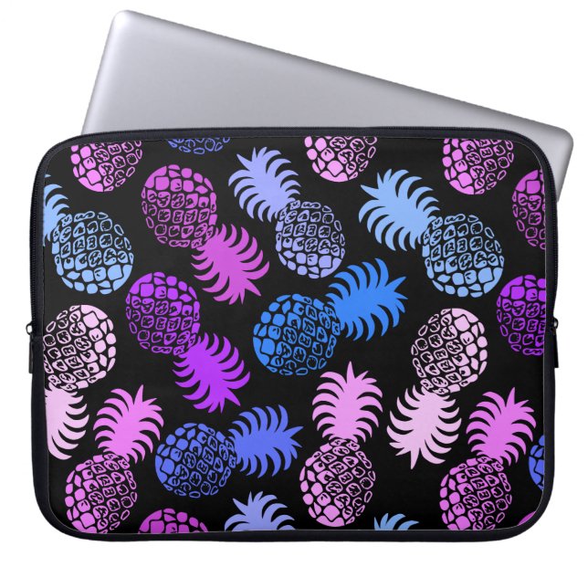 Momona Hawaiian Pineapple Neoprene Wetsuit Laptop Sleeve (Front)