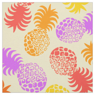 Momona Hawaiian Tropical Pineapple Fabric