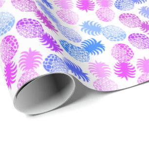Momona Hawaiian Tropical Pineapple Wrapping Paper