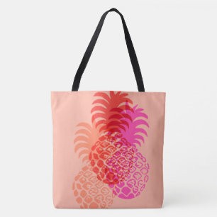 Momona Pineapple Hawaiian Reversible Beach Bag