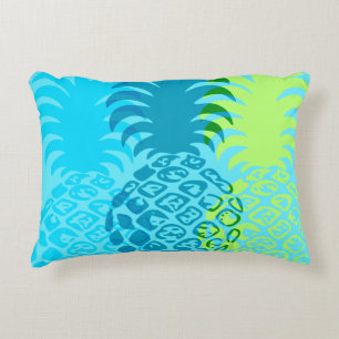 Momona Pineapple Hawaiian Tropical Reversible Decorative Cushion
