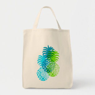 Momona Pineapple Hawaiian Tropical Tote Bag