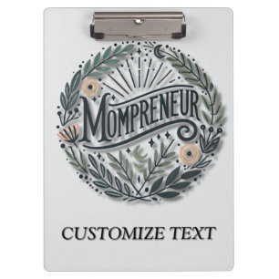 Mompreneur Themed Clipboard
