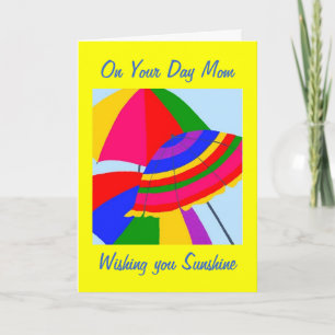 MOM'S BIRTHDAY-WISHED SUNSHINE CARD