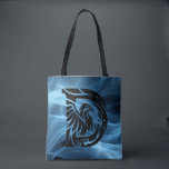 Moms Bold Eagle on Blue Smoke Large Shoulder Tote<br><div class="desc">Moms Bold Eagle on Blue Smoke Large Shoulder Tote</div>