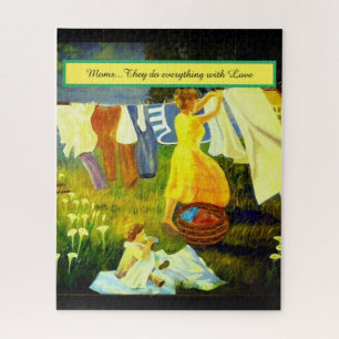 Moms chores jigsaw puzzle