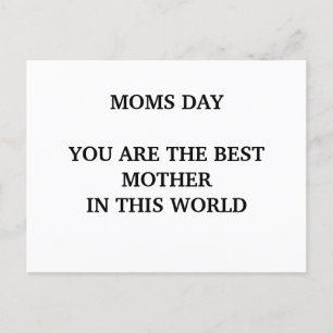 MOMS DAY POSTCARD