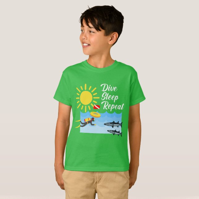 Moms Diving Buddy Design - Kids' Basic T-Shirt (Front Full)
