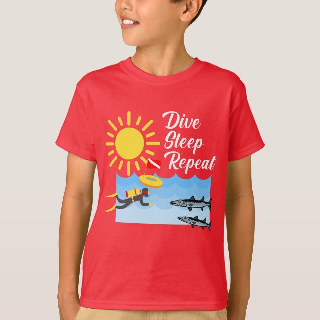 Moms Diving Buddy Design - Kids' Basic T-Shirt (Front)