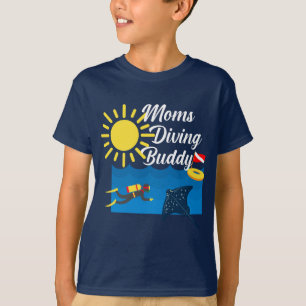 Moms Diving Buddy Design - Kids' Basic T-Shirt
