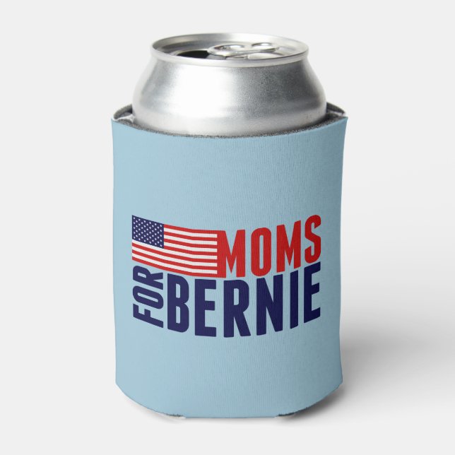 Moms for Bernie Can Cooler (Can Front)