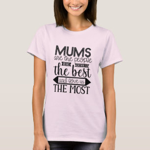 Moms Knows The Best and Loves us the Most T-Shirt