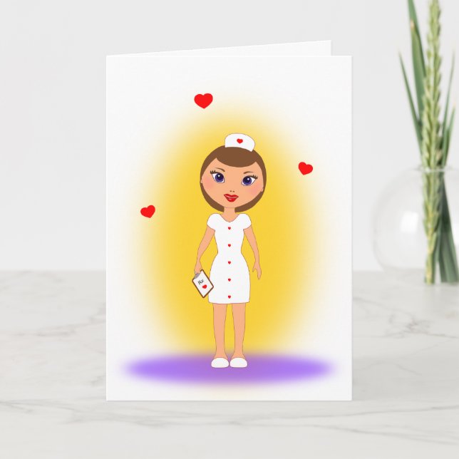 Moms Make the Best Nurses - Happy Mothers Day Card (Front)