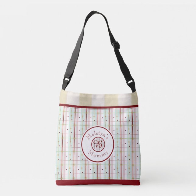Mom's Monogram Kid Essentials Tote - Dijon (Back)