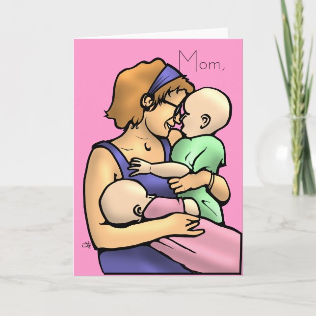 Moms, Mum, Card (Front)
