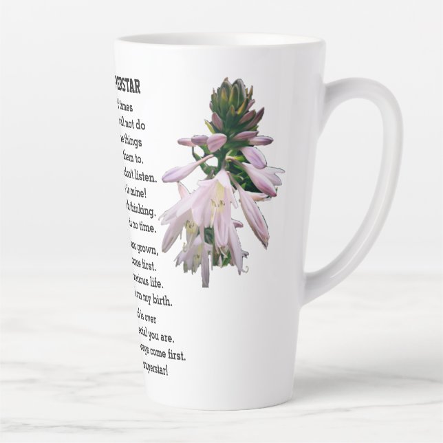 MOM'S MY SUPERSTAR   LATTE MUG (Right)