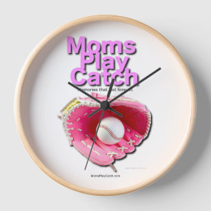 Moms Play Catch Clock