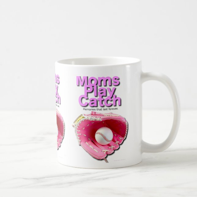 Moms Play Catch Coffee Mug (Right)