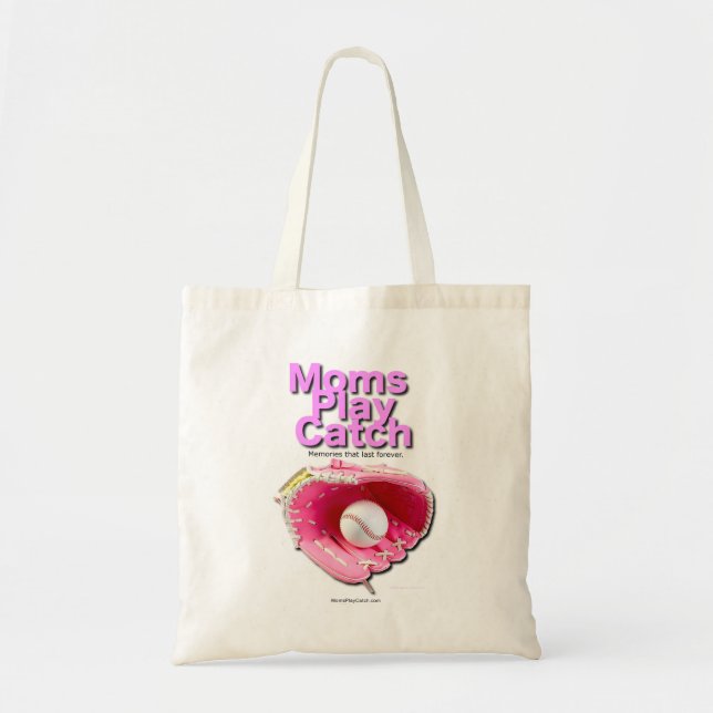 Moms Play Catch Tote Bag (Front)