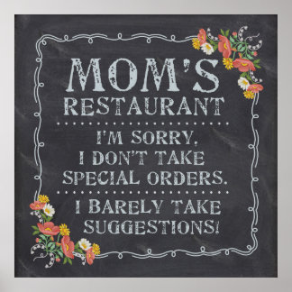 Mom's Restaurant Poster