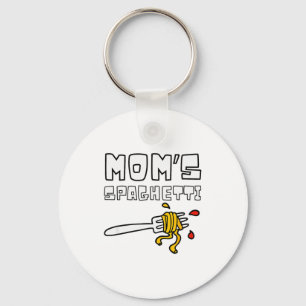 Mom's Spaghetti Funny Toddler Kids  Key Ring