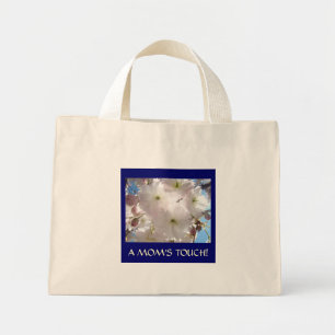 MOM'S TOUCH! Pink Spring BLOSSOMS Tote Bag Canvas