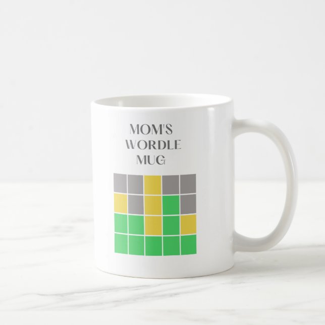 Mom's Wordle Mug (Right)