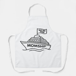 MOMSHIP NO Metime All-Over Print Apron, Medium Apron
