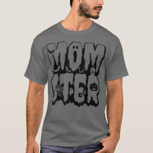 Momster Baby Ghost Pumpkin Bat Funny Halloween T-Shirt