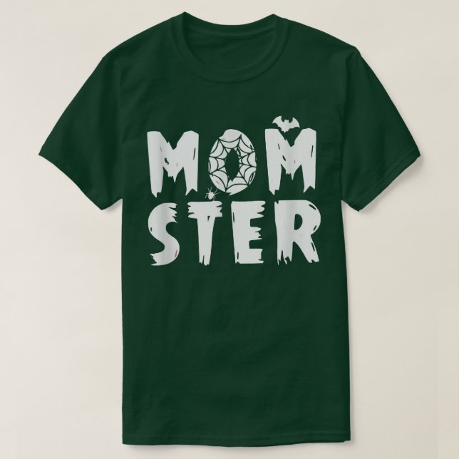 Momster Couples Halloween Mother Family Matching L T-Shirt (Design Front)