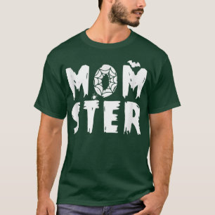 Momster Couples Halloween Mother Family Matching L T-Shirt