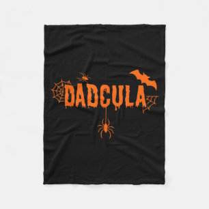 Momster Dadcula Monster Matching Halloween Trick Fleece Blanket