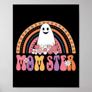 Momster Ghoulish Party Lovers Creepy Zombie Ghost  Poster