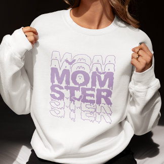 Momster Halloween Mum Funny Fall Sweatshirt