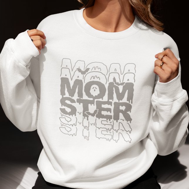 Momster Halloween Mum Funny Fall Sweatshirt (Creator Uploaded)