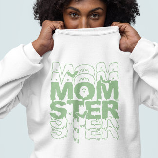 Momster Halloween Mum Funny Fall Sweatshirt