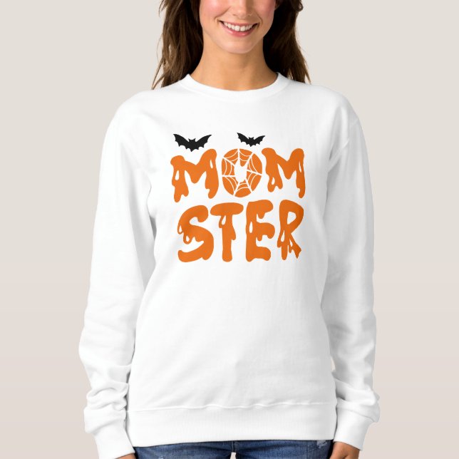 Momster Halloween Mum  Sweatshirt (Front)