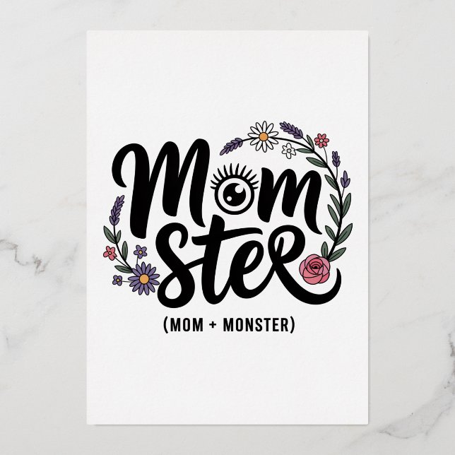 Momster. (Mom + Monster)﻿ (Front)