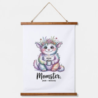 Momster. (Mom + Monster) Hanging Tapestry