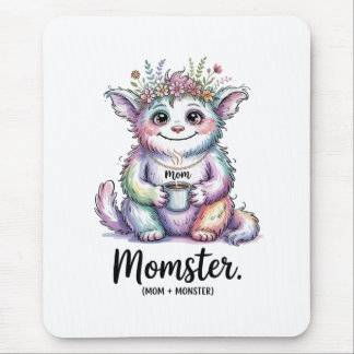 Momster. (Mom + Monster) Mouse Pad